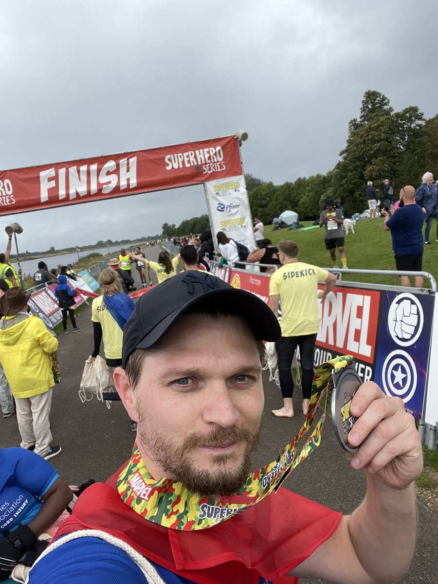 WaltersmarkJ's tweet photo. Well done to everyone who completed the @SuperheroTri  and thanks to all my sponsors !!! https://t.co/sntLIUl0W8