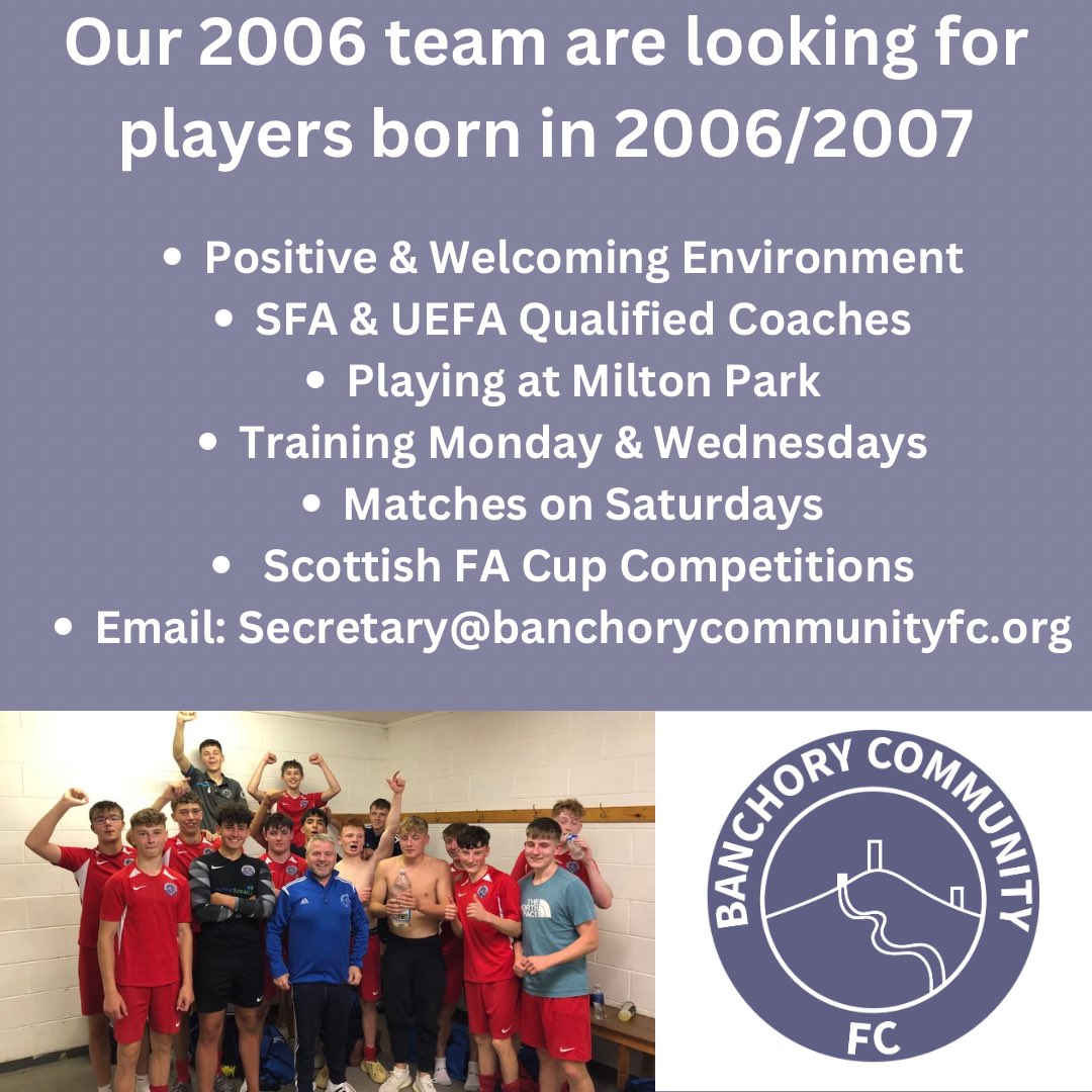 banchorycommunityfc (@bcfcfootball) on Twitter photo 