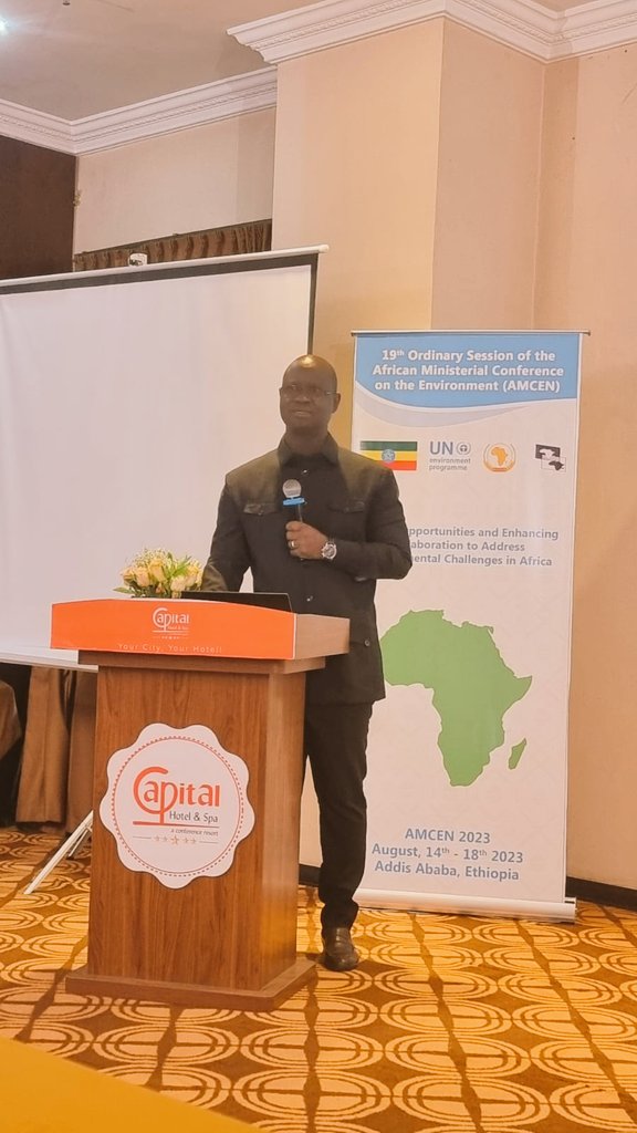 AfricaClimComms's tweet photo. The 2023 Regional Consultative Meeting, #Africa (#2023RCMAfrica) ahead of #19thAMCEN is on and online participation is most welcome.
#2023RCMAFRICA
#19thAMCEN
Here's the link:
https://t.co/fH3YpkoYPI https://t.co/08HJC3RLpC