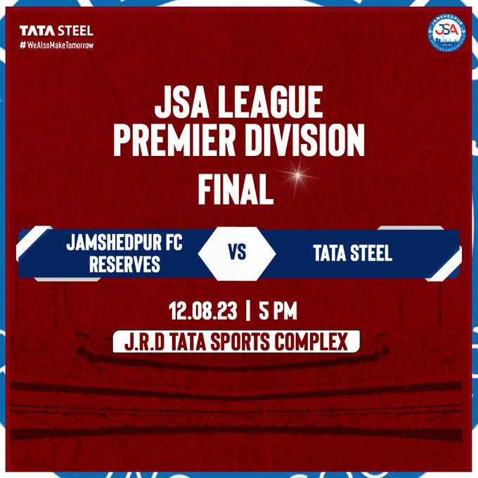 The football rivalry we've been waiting for is live: Jamshedpur FC Reserves facing off against Tata Steel in the JSA League Premier Division. 

#JSALeague #ApnaJSALeague #jsaleague2023