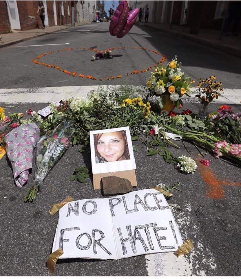Love & solidarity to family & comrades of our fellow worker #HeatherHeyer, anarchist and @_IWW member murdered by fascists on August 12, 2017, at #DefendCville.

Heather Heyer: ¡PRESENTE!