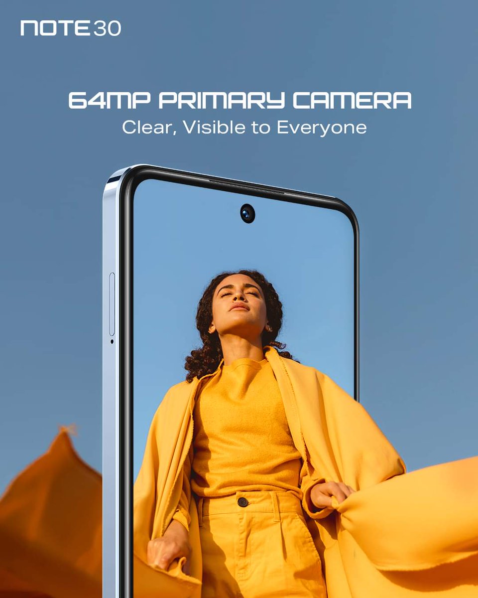 infinixmobdrc's tweet image. Avec l'appareil photo exceptionnel de l'Infinix Note30, vous pouvez transformer n'importe quel moment en un souvenir parfait.  Ses fonctionnalités avancées et sa clarté éblouissante garantissent que vos images se démarqueront avec brio et vivacité.  📷🎉
 #InfinixMobileDrc