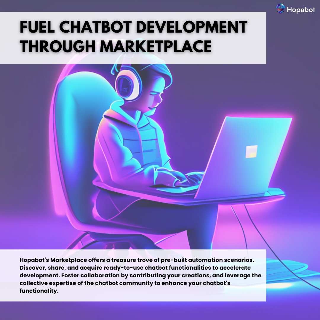 Hopabot's tweet photo. Accelerate Chatbot Development with Marketplace. Discover, Share, and Acquire Pre-built Automation Scenarios. Foster Collaboration and Enhance Functionality.

#CollaborativeApproach 
#ExpandNetwork #ChatbotCommunity 
#CollaborativeDecisionMaking#CollaborativeInnovation https://t.co/LhRDcsEmDG
