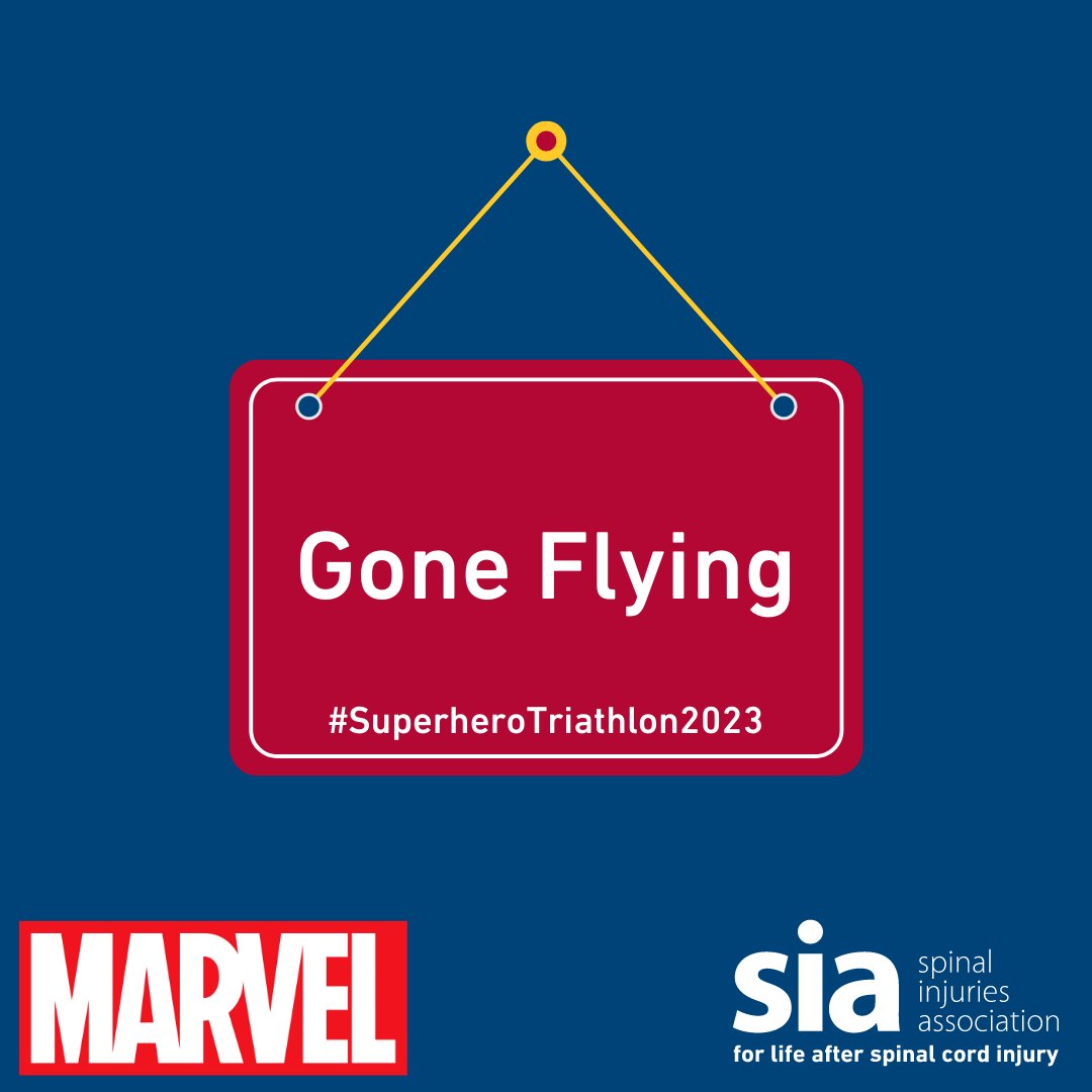 spinalinjuries's tweet photo. Good luck to everyone taking in today's @SuperheroTri, powered by @Marvel! Sorry if we don’t respond, but as the post says, we’ve gone flying…..

Look out for pics of our #TeamSIA Superheroes soon!📸

#SuperheroTriathlon2023 https://t.co/WeCFTKJZ5w