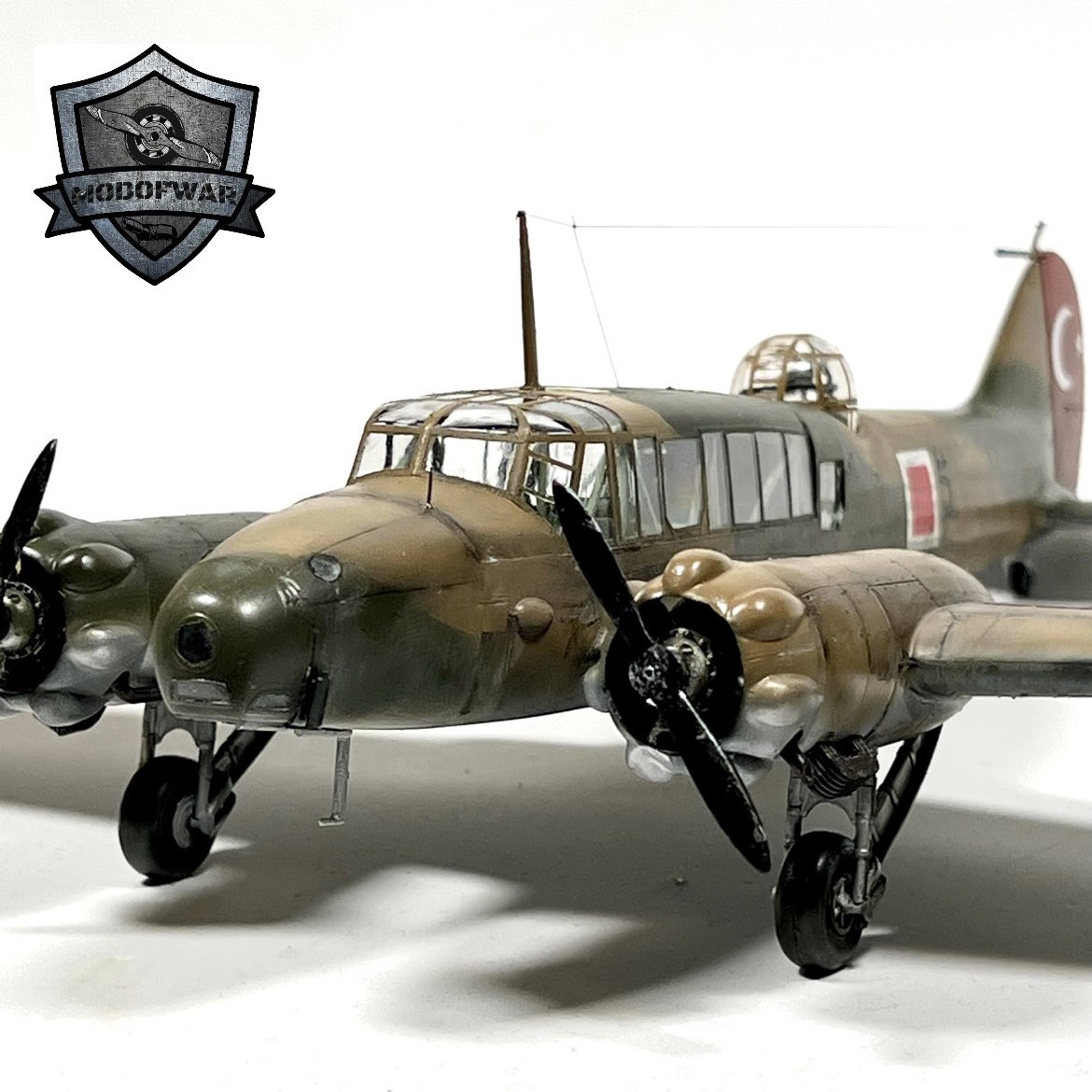 modofwar1's tweet photo. 1:48 ölçek Türk Hava Kuvvetleri Avro Anson 5 Numara. Bu vesileyle şehitlerimizi de saygıyla anıyorum. #modofwar #scalemodels #classicairframes https://t.co/2hgFWd9514