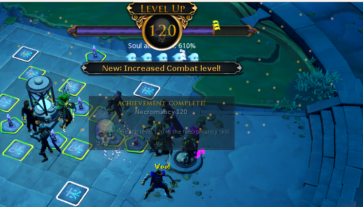 Just got 120 Necromancy!💀Love everything about this skill. Now to get 200m, then do it all over again on my alt.. 🤣