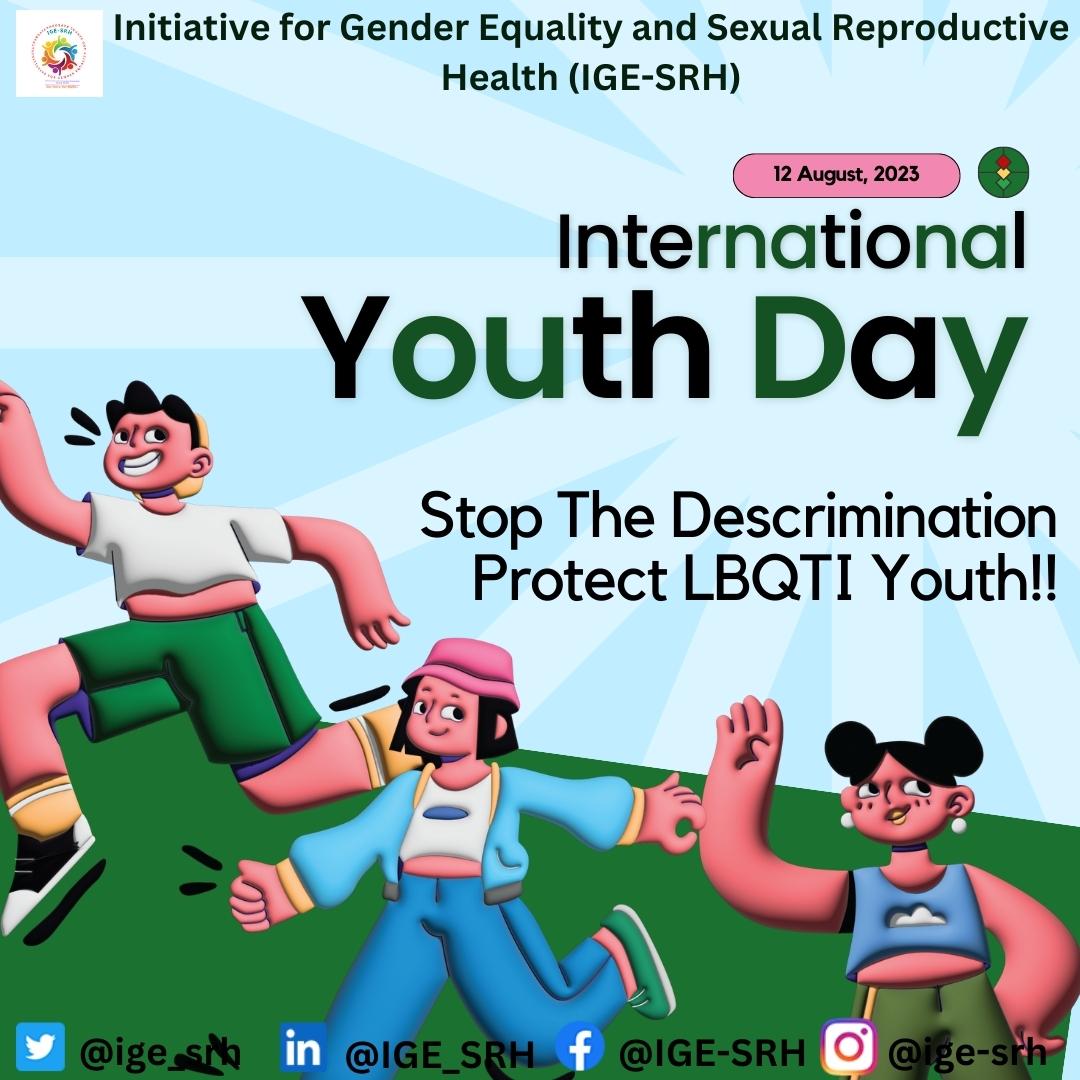 ige_srh's tweet photo. Green Skills For Youths: Towards A Sustainable World
"Embracing the colors of our youth✨Celebrating the strength,diversity,and passion of every young soul. Here's to a world where love knows no bounds and identities are celebrated!🏳️‍🌈🌍#IGESRH #SRHR #LBQTI#InternationalYouthDay https://t.co/mTRppr1AYl
