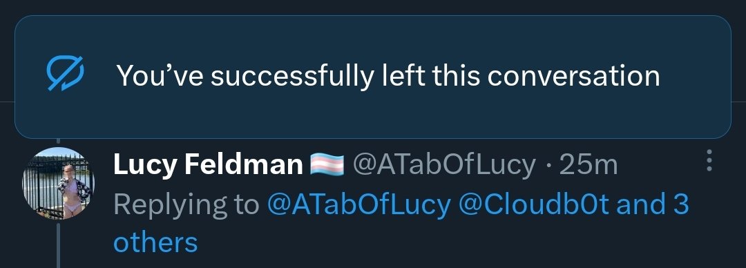 Cloudb0t's tweet photo. @ATabOfLucy @0xdmonty @adrianenicol1 @extradeadjcb You saying you were muting the conversation was the first line I read in your 4 tweet response... of course I won't read it 💀

But you didn't mute, which shows that you're too insecure about what I say about you. I'll take that 😁

Thread's muted, cya bro 😂😂 https://t.co/hNbL7P9Nye