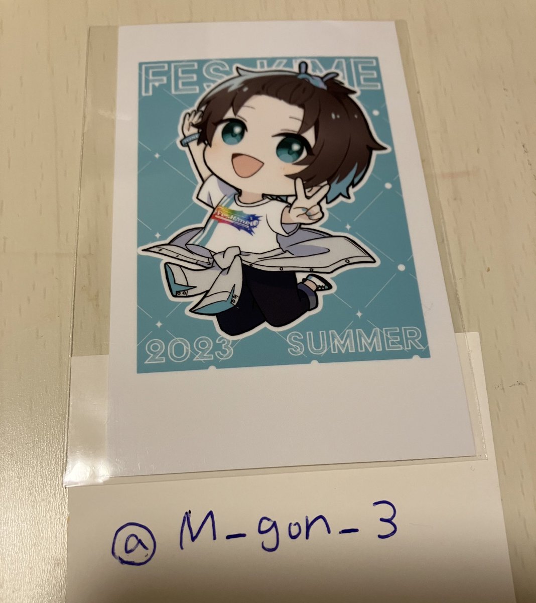 【交換】フェスキメ　チェキ　トレカ

譲　画像🔇

求　等身🔴

明日現地手渡しでの交換希望です。お気軽にお声がけください。