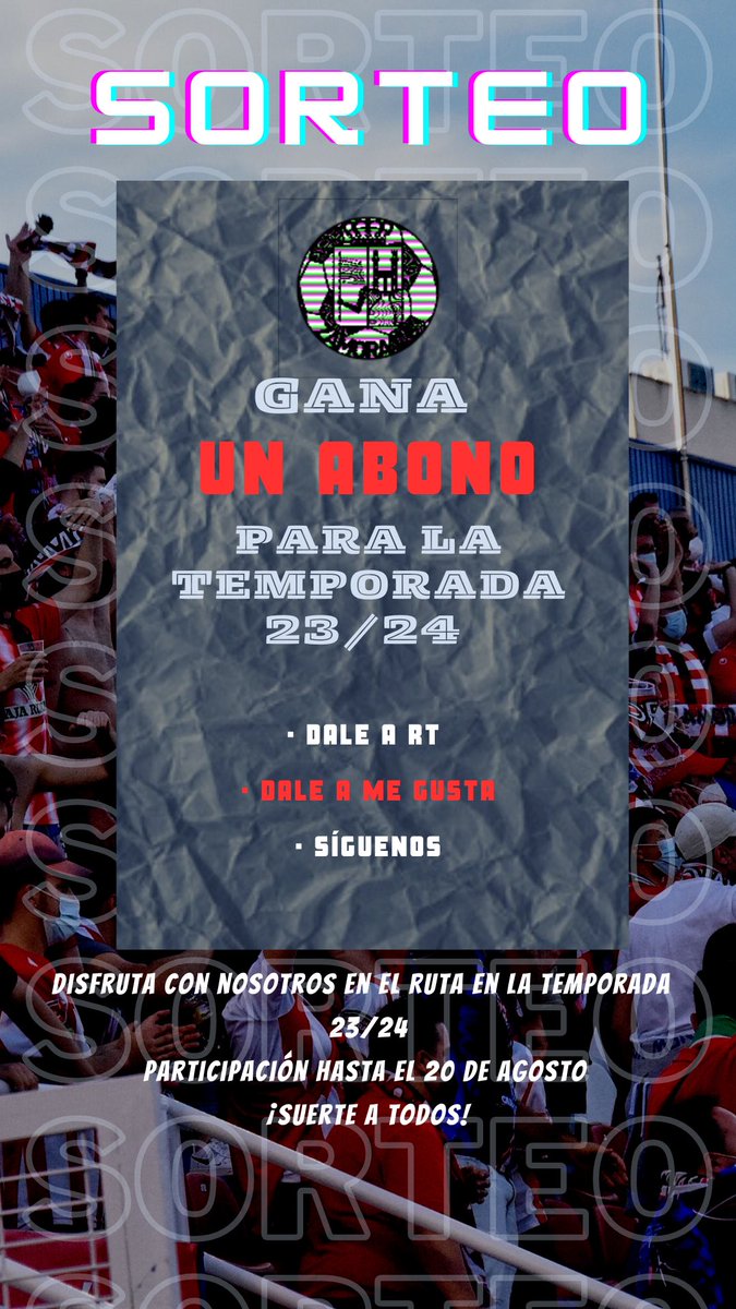 SORTEO ZCF🚨💣|

Gana un abono para la temporada 23/24👏🏻😁

➡️ Dale a ME GUSTA ♥️a esta publicación
➡️ Retuitea la publicación🫶
➡️ Síguenos🖱️

Fecha tope de participación hasta el 20 de agosto🗓️

¡Suerte a todos!🍀

#VamosMiZamora