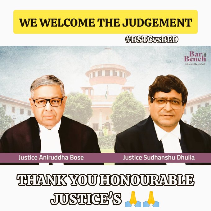 #BSTC_WELCOME_SC_JUDGEMENT 
😊 Thanks a lot 🙏 💓