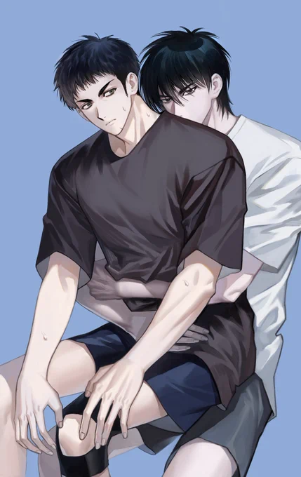 탱댐  대만이 무릎까지 그리고 싶어서.. 덥지만 붙어있는거 좋아...