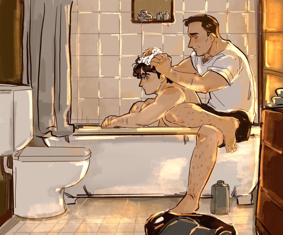 bonelanrre's tweet photo. Bathtime 🛁
#tomgreg https://t.co/gsgXOIvIH2