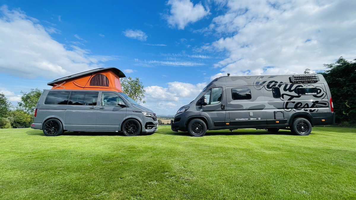 Maverick &amp; Goose getting to know each other #vw #new #newcamper #campervan #motorhome #t61