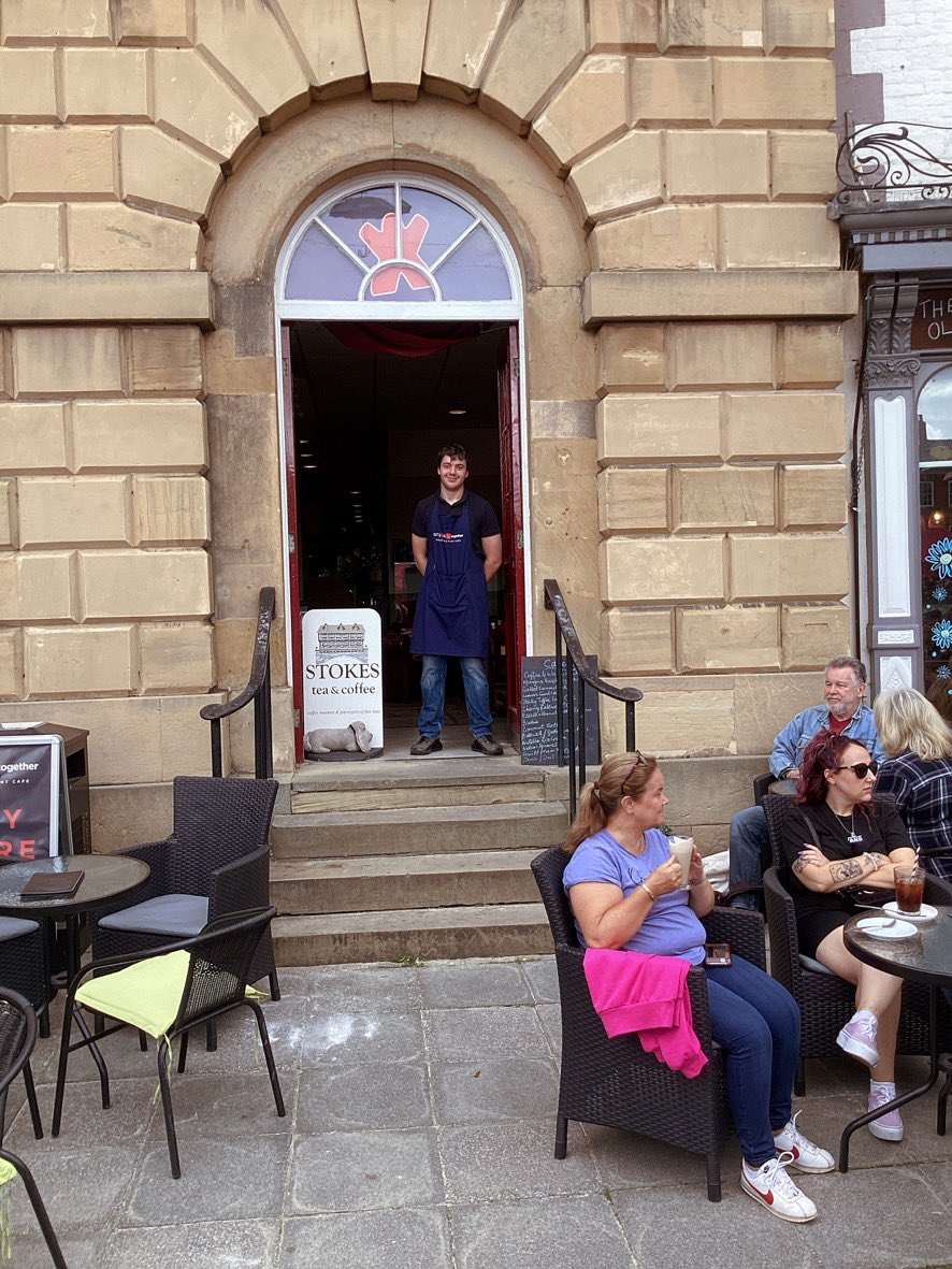 Guests often wonder why we stand by the entrance of the cafe - because a smile and a ‘hello’ is a warm and inviting start to your stay with us!
Well, if it’s good enough for the Ritz…

letsxcapecafe.co.uk

#shoplocal #supportsmallbusiness #welovenewark #cafeculture #cafe