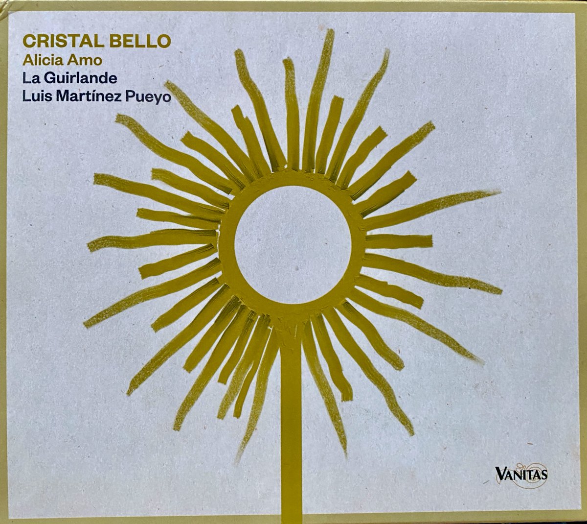 de_noriega's tweet photo. 02/20 #Season2023
#DiscosParaElVerano #DiscsforSummer
📀 "Cristal Bello"
Músicas a lo divino en la España y el México virreinal del siglo XVIII.
Ensemble "La Guirlande" & Alicia Amo, soprano
#Vanitas
https://t.co/6eiFDNStd6 https://t.co/3vFquRXJtD