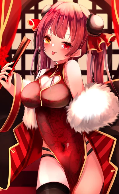 チャイナドレス船長 #マリンのお宝 #ホロライブ