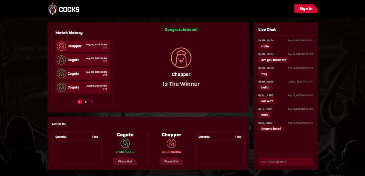 CocksGG_Predict's tweet photo. 🐣 Dapp is ready to go! 🍗

Ready to experience our #mainnet product🐔⭐

✅ Optimized User Interface
✅ Repair all the Bugs
✅ Live Chat
✅ Racing 
✅ Gambling 
✅ Betting
✅ Release at TGE

Own $COGG to join our Ecosystem

🌐 https://t.co/gr4f0gU2M5

#racing #betting #gambling https://t.co/dcYUSUfdAn