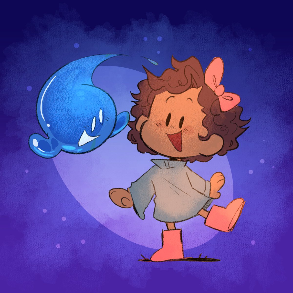 ShafroFos's tweet photo. Once again @kalanit_saidon has outdone themself with another chibi commission. This is for my sister @MoeFosse for her webcomic "Prism World." Thanks again!!! https://t.co/beLhOcnvRc