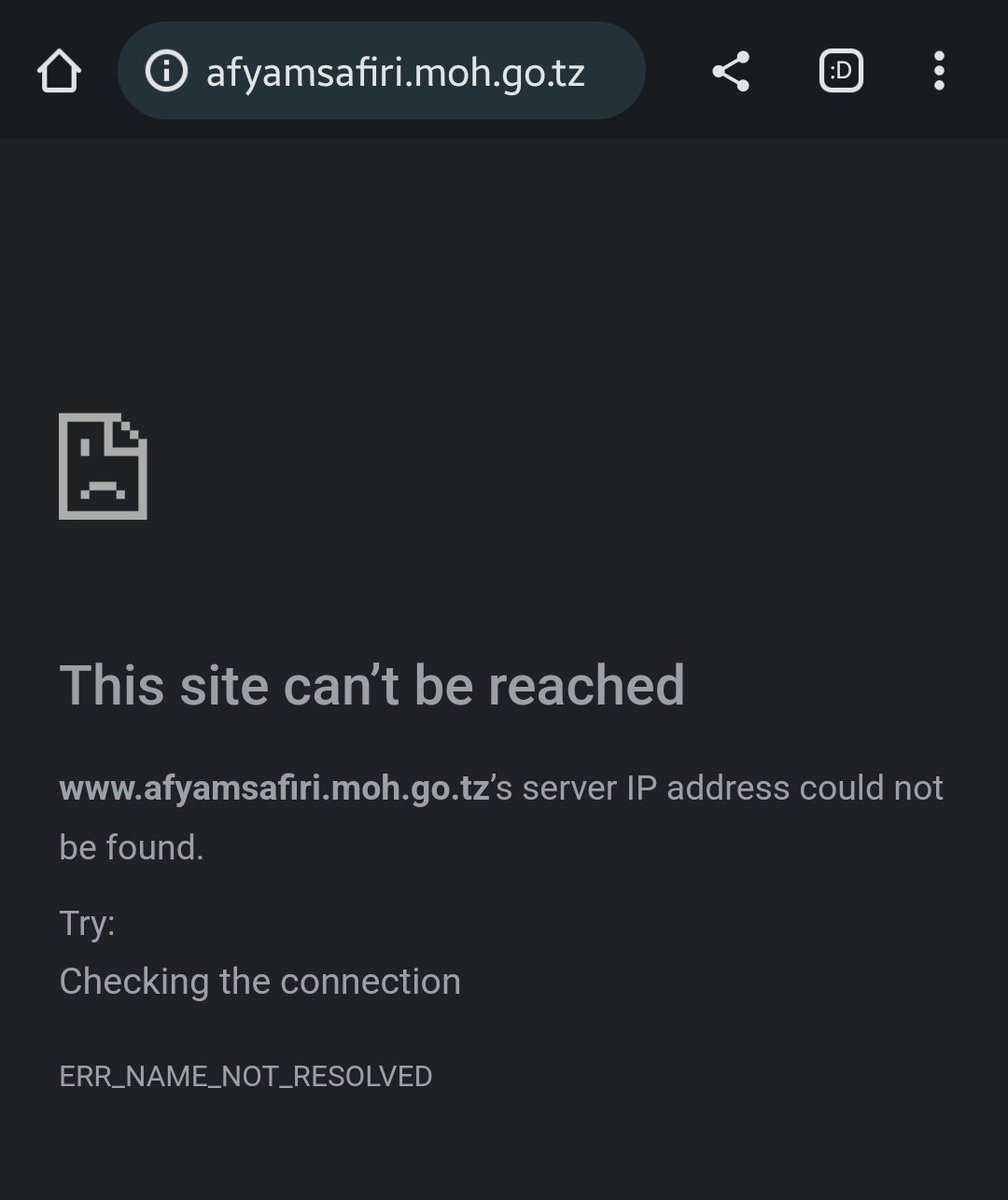 itsdioniz's tweet photo. @airtanzania and @wizara_afyatz ivi hii website mna habari haifunguki..!! Au wenzangu mmeshajaribu kui access imekubali?

#Tanzania 
#MohTz https://t.co/IN9u4oH1Gi