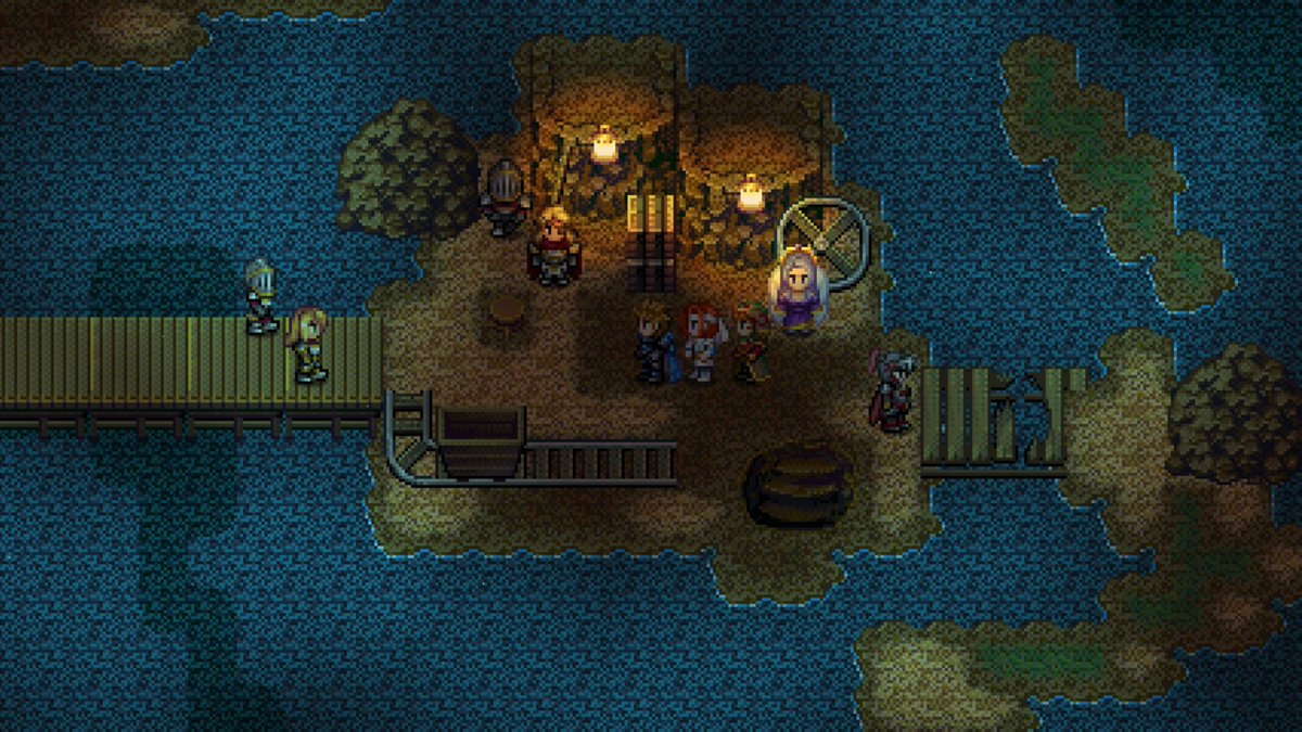 OneFenixDown's tweet image. This is only a test map but I wanted to show off the new character sprites being developed
#screenshotsaturday #indiedev #RPG #PixelArt #ドット絵