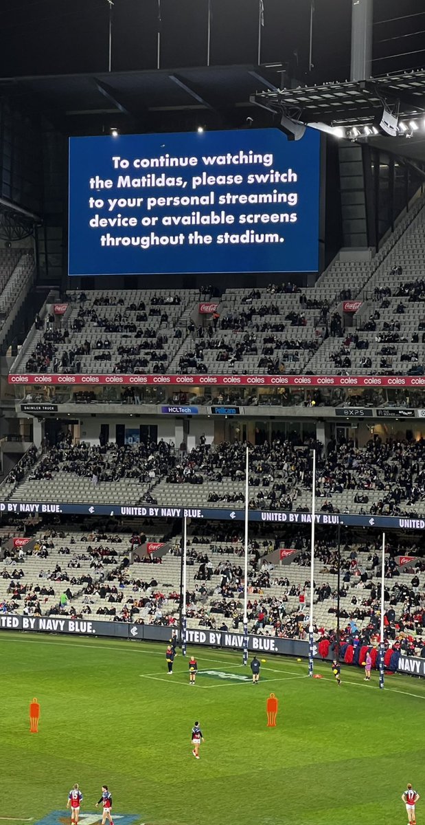 The <a href="/MCG/">Melbourne Cricket Ground</a> are a total fucking disgrace who had a chance to be part of one of the biggest sporting events in Australian history and completely fucked it.

#Matildas
#TilitsDone 
#ThisIsMisogyny
