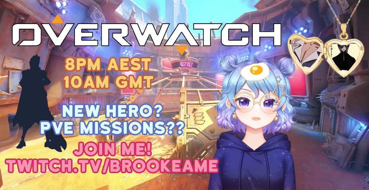 brooke_ame's tweet photo. Join me tonight, where I'm gonna be streaming some Overwatch! The stream will be going live about 15 minutes from now! #ENVtuber #vtuber #twitchstreamer #Overwatch #VTuberUprising https://t.co/7uk3E0sCC0