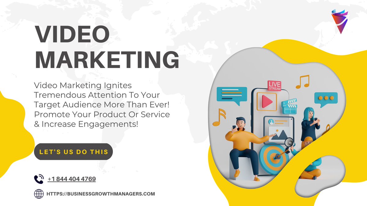 EdithFl86096148's tweet photo. Video Marketing Ignites Tremendous Attention To Your Target Audience More Than Ever! Promote Your Product Or Service &amp; Increase Engagements!
Let's Us Do This: https://t.co/i74bEMwbzY
#videomarketing #digitalmarketing #video #videoproduction #contentmarketing #videography https://t.co/vO0NpXM8zY