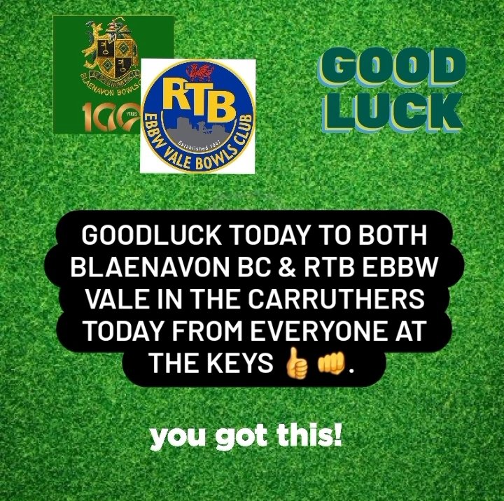 BowlsCrosskeys's tweet photo. Goodluck all 👍👊 live link https://t.co/a6RdhRlZd9 https://t.co/C1xkGIi7Yq