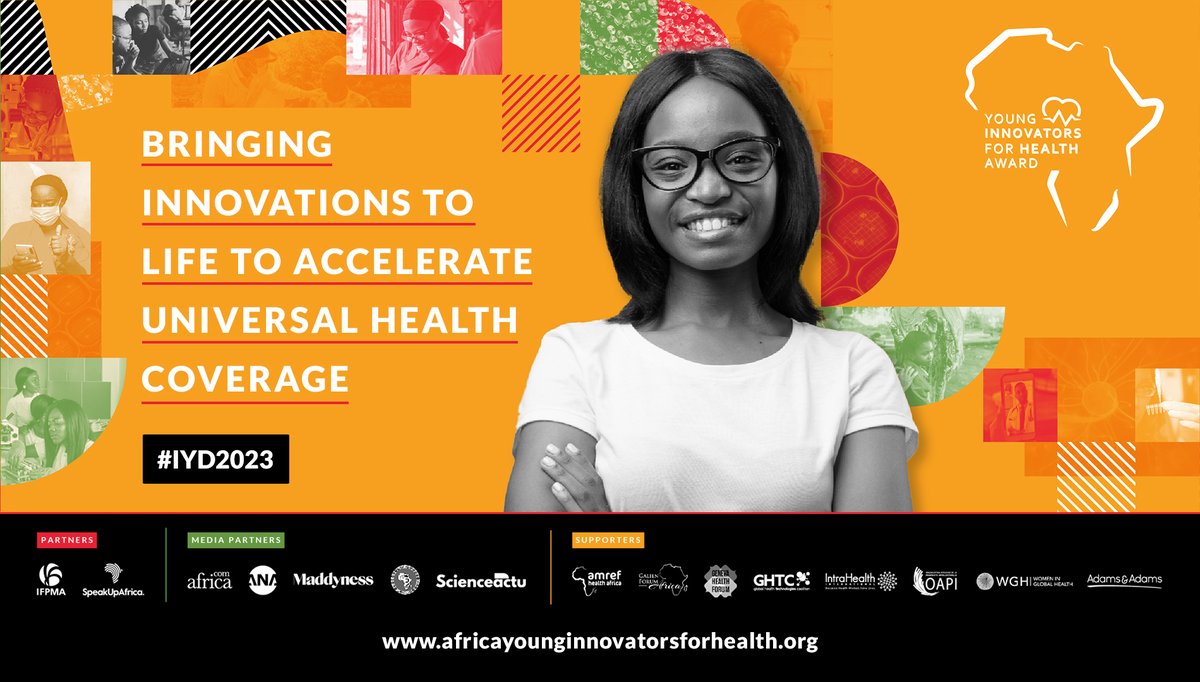 This #InternationalYouthDay, we celebrate the hundreds of applicants of the Africa #YoungInnovators4Health Award, who shared how their ideas are transforming #UHC in their communities &amp; contributing to a more sustainable🌍. #IYD2023 #YouthLead