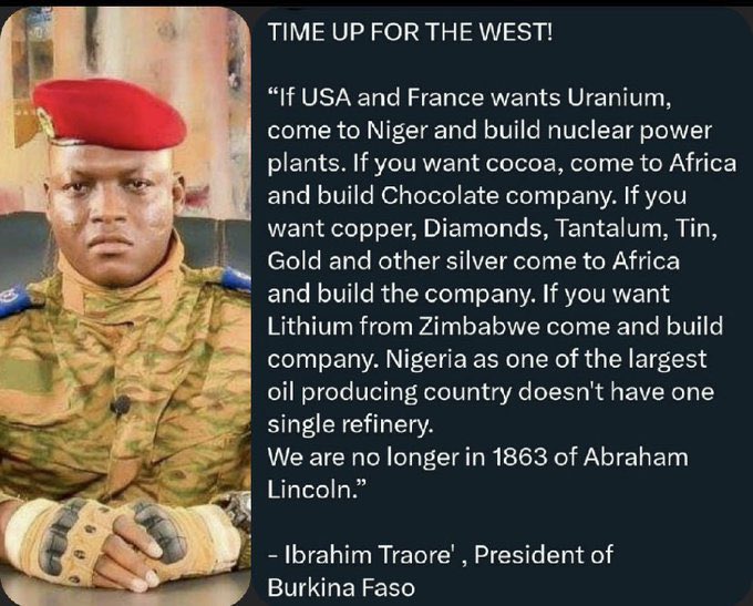 Do I need a democratic leader to speak such magnifying TRUTH &amp; Fact?

Most Africa democratic leaders are thieves, unpatriotic, indisciplined and criminal.

As a matter of fact, the greatest infrastructure in Nigeria were by Military.

#ECOWASIntervention Tinubu Osinbajo Soludo