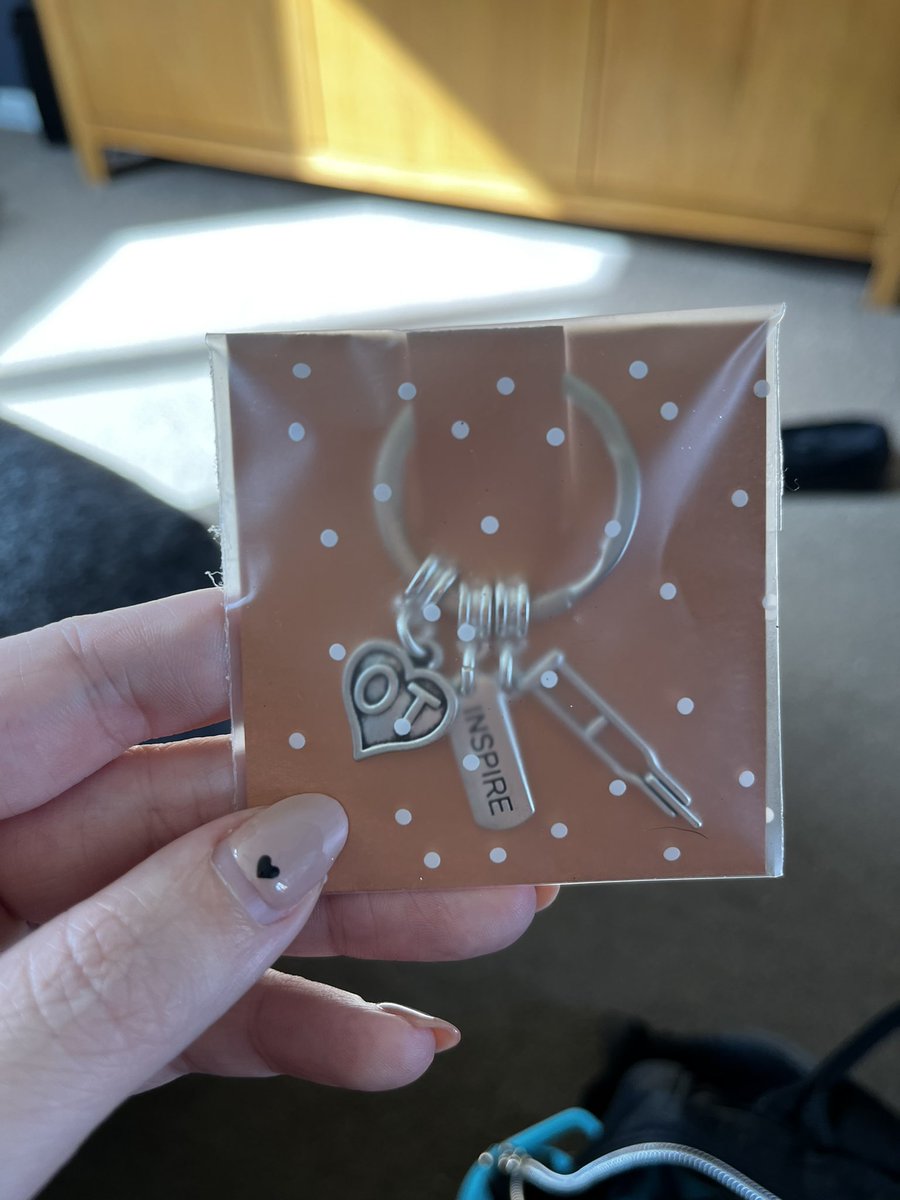 Cute little gift from a student we’ve had on placement 💚 
Feels so strange to be on the other side!!