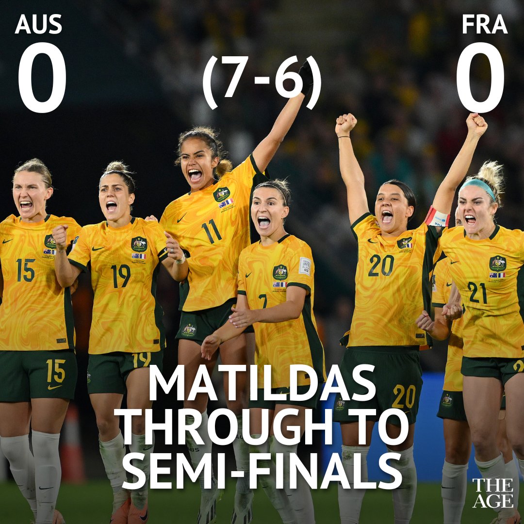 theage's tweet photo. The Matildas win! https://t.co/vNARBldf7j
