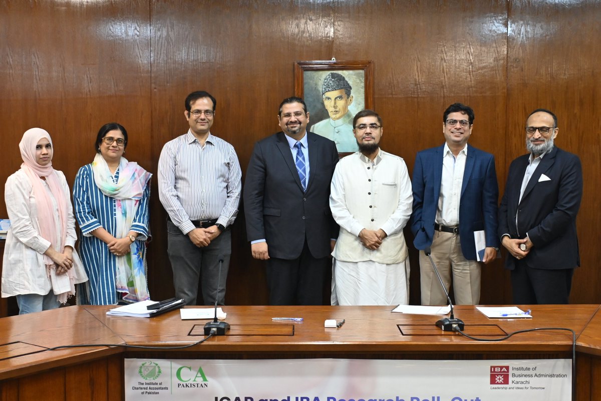 icapofficial's tweet photo. Research Paper Rollout of ICAP and IBA Research Unit!
#ICAP #IBA #Research #Rollout #researchunit #CAPakistan https://t.co/O653Wshy03