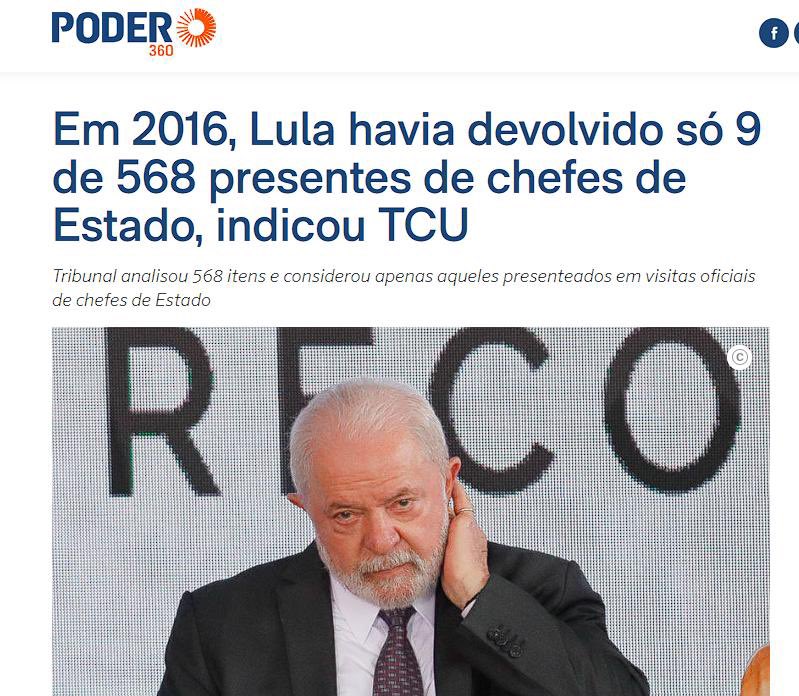 Arthurvneto's tweet photo. Faço, muito respeitosamente, um pedido aos órgãos que investigam as tais  joias apontadas como dadas,  como presente de líderes estrangeiros, ao ex-presidente @jairbolsonaro: que também investiguem os 11 contêiners que Lula alega que recebeu.

Ele que teria sido presenteado com 568 gentilezas de chefes de estado estrangeiros, devolvendo apenas nove (09) unidades a União. Afinal, o que vale para um deve valer para todos.  

Devemos tratar tudo com a devida honestidade e seriedade. Nossa justiça haverá de reviver seus momentos de grandeza e imparcialidade, a serem devidamente registrados na história do Brasil.

Fazer o justo engrandecerá a lisura de quem é justo. Isso na hora em q o ex-Ministro Ricardo Lewandowski afirma estar vivendo o Brasil “um momento de insegurança jurídica”.

É tempo de repor as coisas nos seus devidos eixos. Pela minha cabeça de neto de um grande magistrado, não passa, nem de longe, que seja diferente. A democracia merece e exige que seja assim.