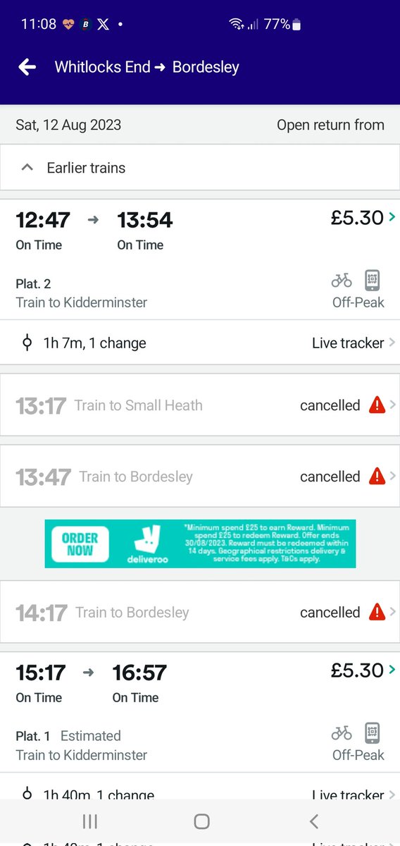 BlueRising (@adam7511) on Twitter photo Nice to see local trains are being as helpful as ever to get to the #bcfc game today. Hope Tom Brady wasn't planning on travelling here on the train <a href="/WestMidRailway/">West Midlands Railway</a> Nice to see local trains are being as helpful as ever to get to the #bcfc game today. Hope Tom Brady wasn't planning on travelling here on the train <a href="/WestMidRailway/">West Midlands Railway</a>