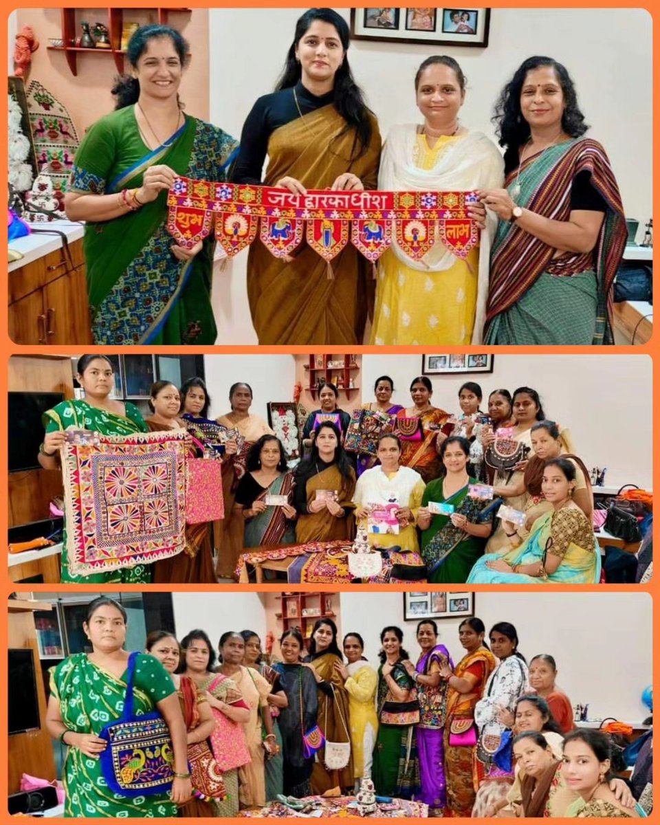 AnjaliKaushik88's tweet photo. રાષ્ટ્રીય હાથશાળ દિવસ અંતગર્ત દરિયાપુર વિધાનસભા મહિલા મોરચા દ્વારા રાષ્ટ્રીય હાથશાળ દિવસની ઉજવણી કરવા માં આવી.
આપણા દેશમાં હાથશાળ ક્ષેત્રના વિકાસ અને સફળતા માટે હાથશાળ સંબંધિત વિવિધ કાયૅક્રમમોનુ આયોજન કરવા માં આવ્યું
#AnjaliKaushik #NationalHandloomDay2023
#NationalHandloomWeek https://t.co/V1gvoq4OeY