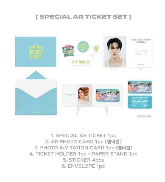 wishmemj's tweet photo. 𓏲࣪  Hot summer ar ticket แจมิน 
150 รวมส่ง ของครบไม่เคยแกะ 𓍯
#ตลาดนัดnct #ตลาดนัดnctdream https://t.co/2ruOzSEOdN