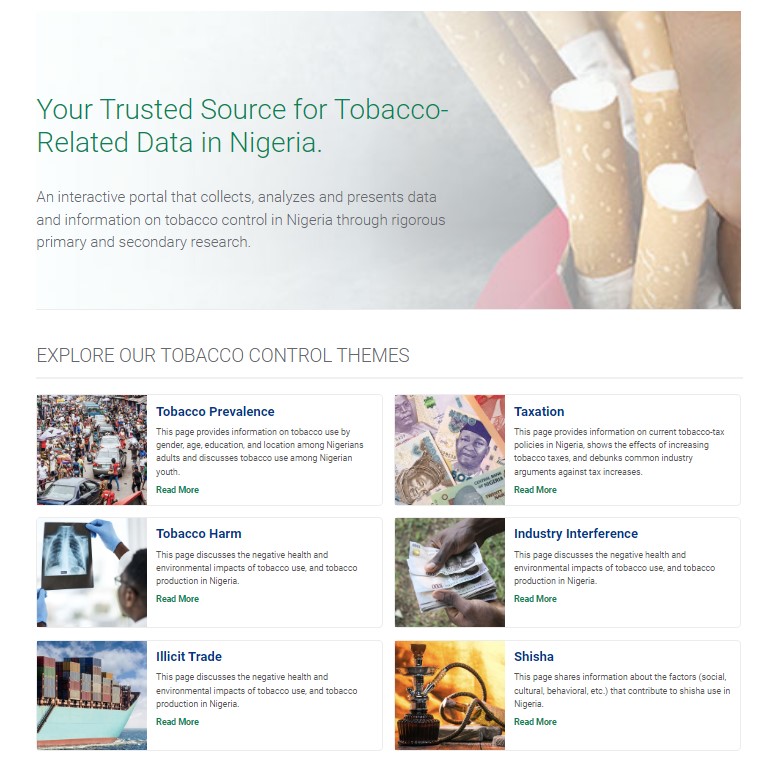 ncds_fmohNg's tweet photo. Do You Know?!
Nigeria has a Tobacco Control Dashboard where u can get accurate data on: Tobacco Prevalence; Taxation; Tobacco Harm; Tobacco Industry; Illicit Trade; &amp; Shisha Use. 
https://t.co/sYE279Xjmg https://t.co/F0X8rBVkcE