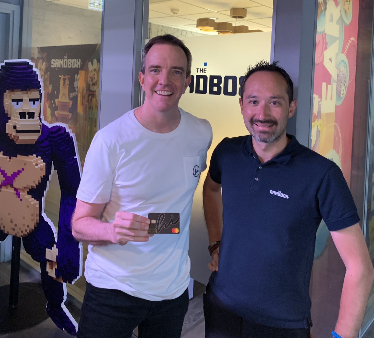 Great catching up with <a href="/borgetsebastien/">Sebastien 🏞</a> from <a href="/TheSandboxGame/">The Sandbox</a>. Stay tuned for more upcoming.