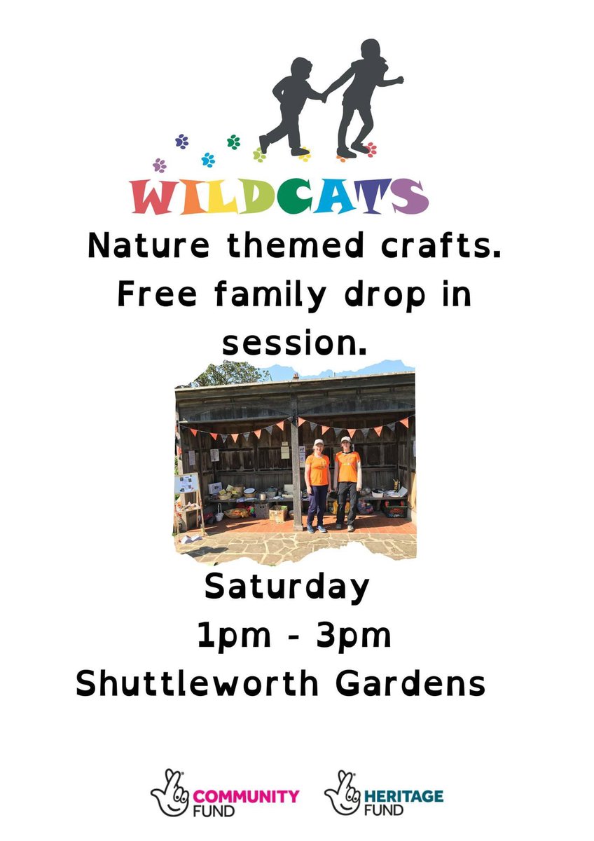 HLFSCGardens's tweet image. Looking for something different to do with the family this Saturday? The Wildcats are back in the Shuttleworth Gardens with free crafts from 1pm - 3pm. Drop in. No need to book. @HeritageFundUK @HeritageFundNOR @TNLComFund @ChildrensUniSca @DiscoverCoast @fantasticforfam