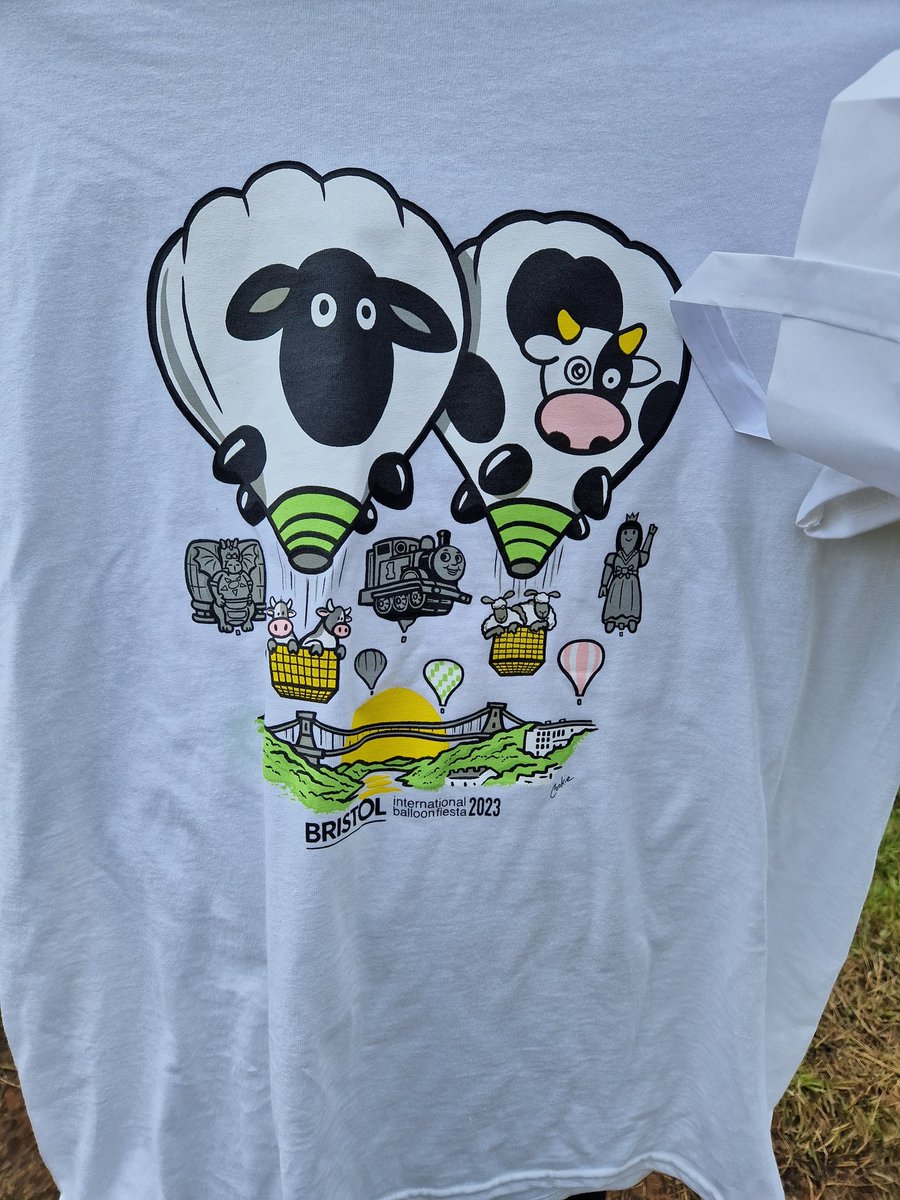 Amazing T-Shirts by @cookie_cartoons at the @bristolballoon fiesta.