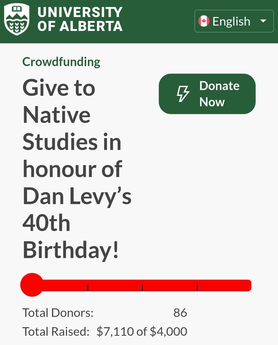 Every year you’ve exceeded our expectations and warmed our hearts. It has been amazing getting to know you through this platform. 

We admire and appreciate everyone who has helped the Faculty of Native Studies, either through this fundraiser or by other means. It matters. 💚💛