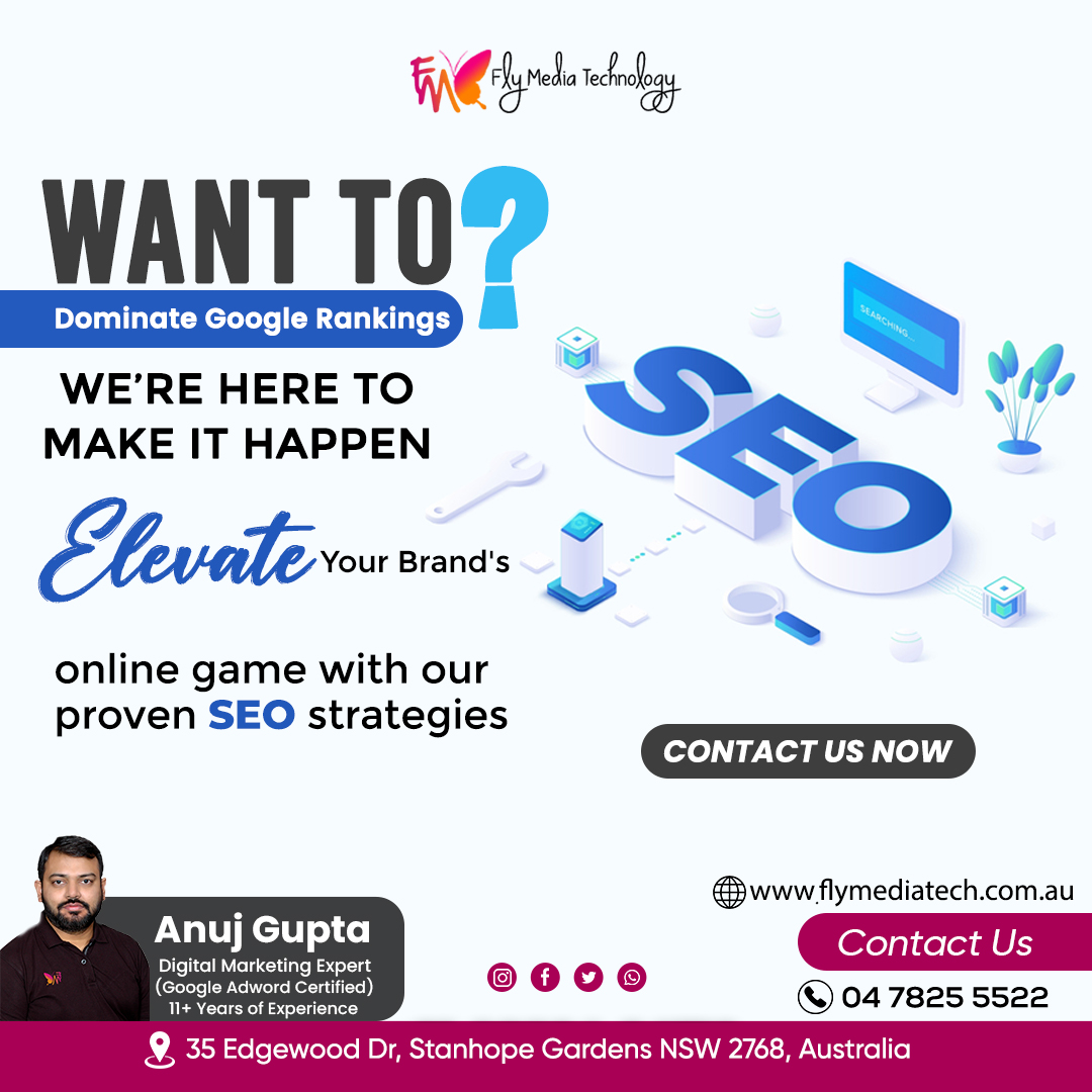 WANT TO? Dominate Google Rankings WE'RE HERE TO MAKE IT HAPPEN Elevate Your Brand's online game with our proven SEO strategies CONTACT US NOW ☎ +61434500077 🌐 flymediatech.com.au #seoexpert #seoservices #seomarketing #seostrategy #seotools #seostratergy