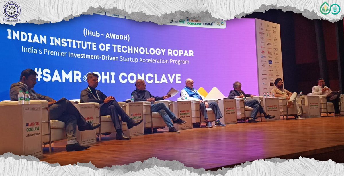 AWaDH_IITRopar's tweet photo. Our esteemed panelists discussed Deeptech innovations, and the National Deep Tech Policy, stressing the need to advance core fields alongside AI for a country's progress. Lack of critical mass hinders domestic innovation - a sad tragedy in a land of great thinkers. #iitrpr #iit https://t.co/TZInkROeVb