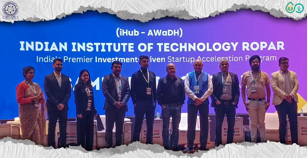AWaDH_IITRopar's tweet photo. Our esteemed panelists discussed Deeptech innovations, and the National Deep Tech Policy, stressing the need to advance core fields alongside AI for a country's progress. Lack of critical mass hinders domestic innovation - a sad tragedy in a land of great thinkers. #iitrpr #iit https://t.co/TZInkROeVb