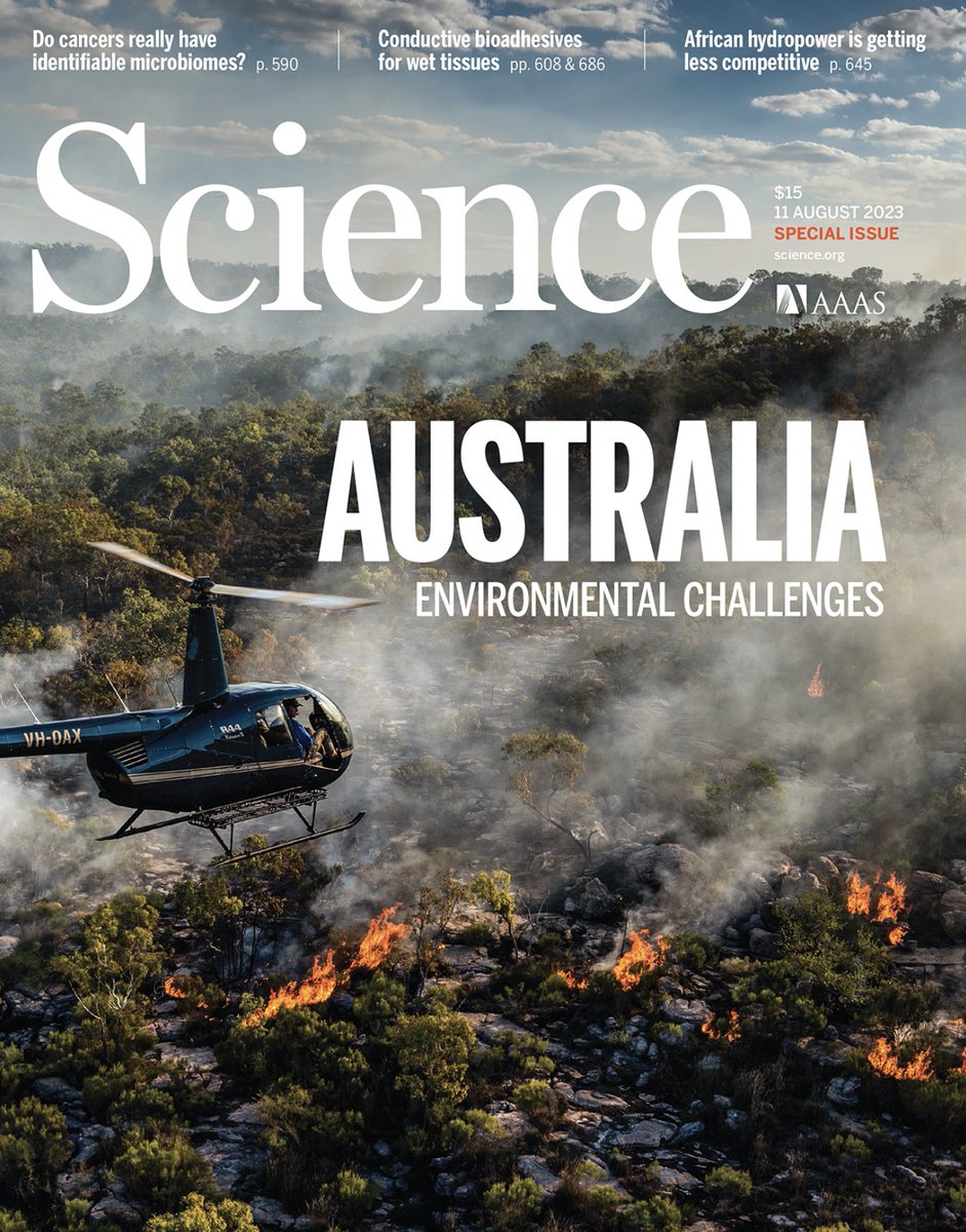 Special Issue. #Australia has been subject to a wide variety of large-scale, environmentally damaging events, from decimation of its distinctive #biodiversity to extreme #wildfires. science.org/toc/science/38…