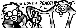 Love and peace for all!!! #splatoon #trigun 