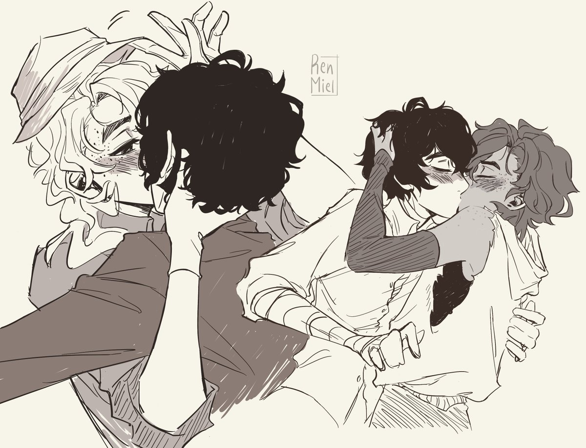 renviary's tweet photo. the tension between these two is almost embarrassing
#BSD #bsdfanart #soukoku https://t.co/ig8kP45Tgb