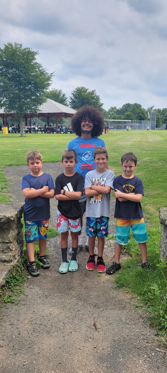 wickrecdaycamp's tweet photo. Group 5, 3rd Grade boys, with Counselor Orion https://t.co/lmmGKle9RC